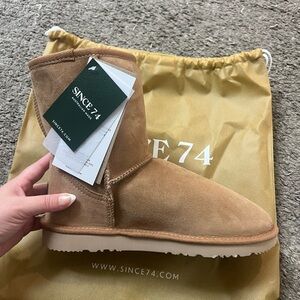 UGG Tan Ankle Boots